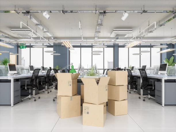 Imperial relocation team moving office items