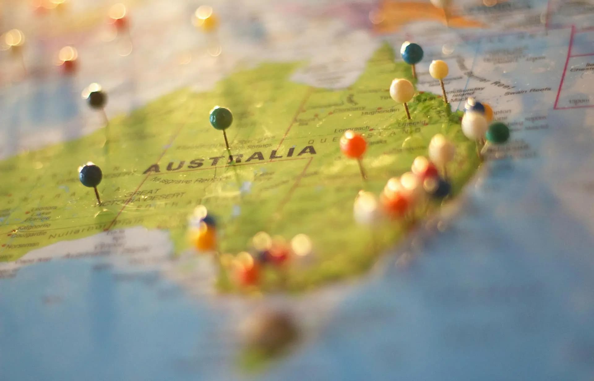 Map of australia - Interstate-removals
